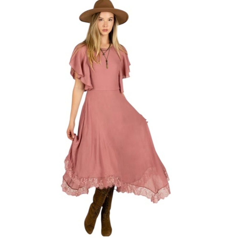 Mia Joy Lakynn Dress in Rose Petal